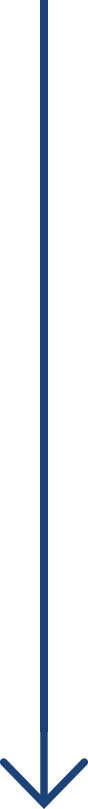 Blue down arrow