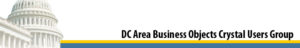 DC AREA BUSINESS OBJECTS USER GROUP – JULY 15, 2014