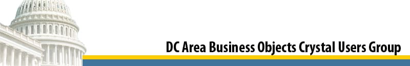 DC AREA BUSINESS OBJECTS USER GROUP – JULY 15, 2014
